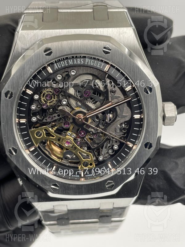 Фото 4 - Audemars Piguet Royal Oak Double Balance Wheel Openworked 15407ST.OO.1220ST.01