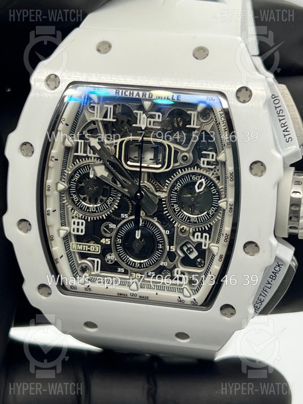 Фото 3 - Richard Mille RM 011 Chronograph White