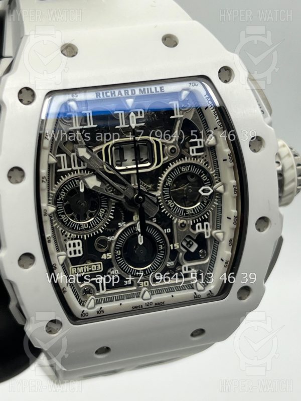 Фото 8 - Richard Mille RM 011 Chronograph White