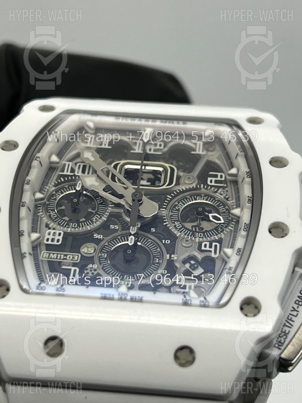 Фото 10 - Richard Mille RM 011 Chronograph White