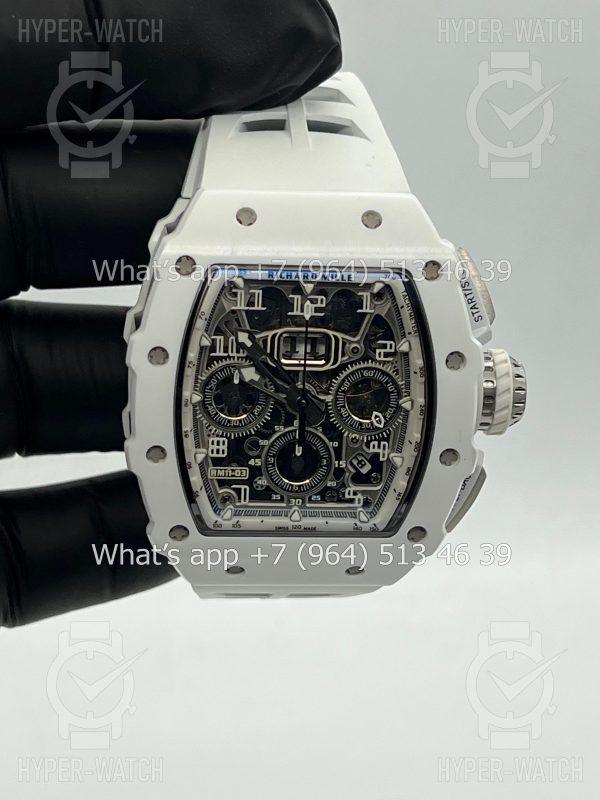 Фото 11 - Richard Mille RM 011 Chronograph White