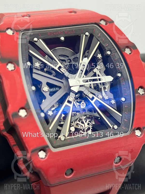 Фото 4 - Richard Mille RM 12-01 Tourbillon Carbon Red