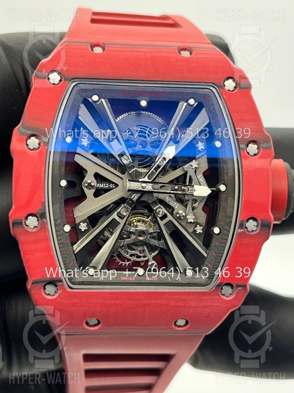 Фото 8 - Richard Mille RM 12-01 Tourbillon Carbon Red