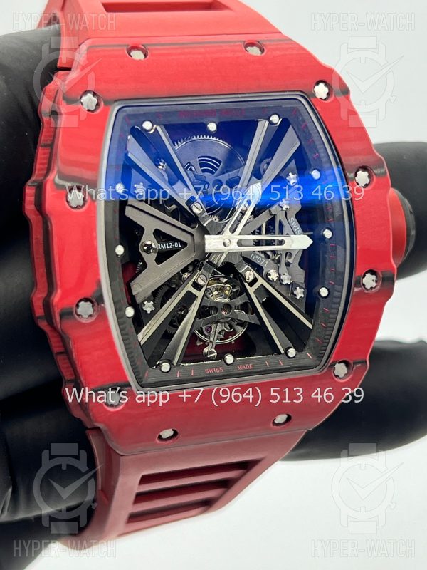 Фото 11 - Richard Mille RM 12-01 Tourbillon Carbon Red