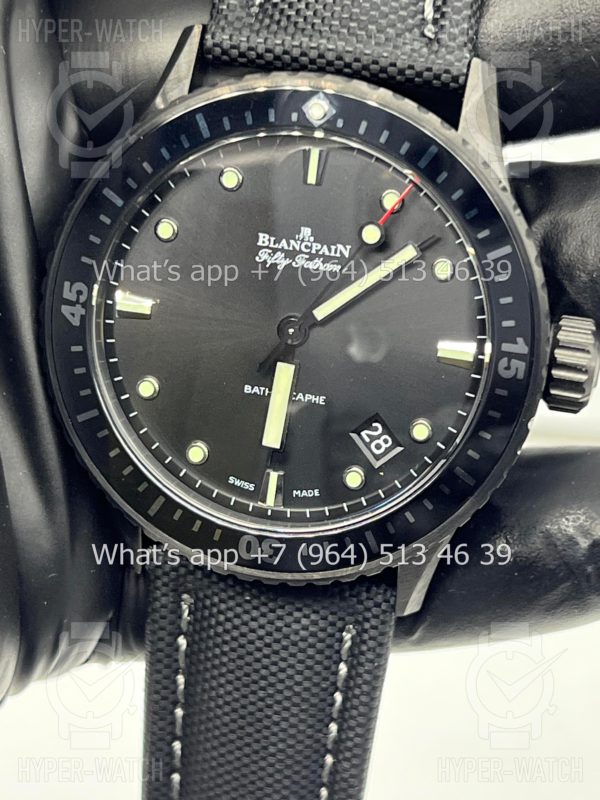 Фото 6 - Blancpain Fifty Fathoms Bathyscaphe 43mm 5000 0130 B52A Ceramic