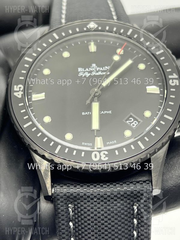 Фото 7 - Blancpain Fifty Fathoms Bathyscaphe 43mm 5000 0130 B52A Ceramic