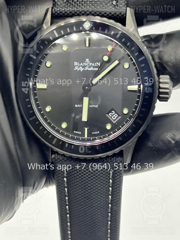 Фото 9 - Blancpain Fifty Fathoms Bathyscaphe 43mm 5000 0130 B52A Ceramic