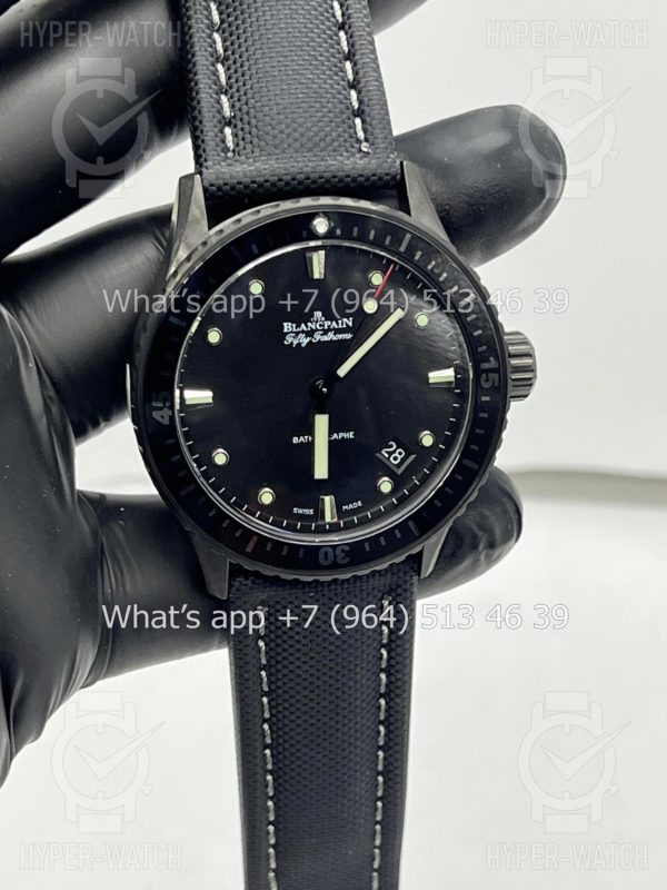 Фото 12 - Blancpain Fifty Fathoms Bathyscaphe 43mm 5000 0130 B52A Ceramic