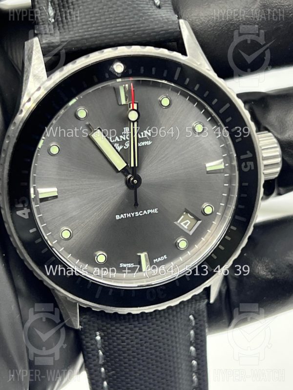 Фото 2 - Blancpain Fifty Fathoms Bathyscaphe 43mm 5000 1110 B52A