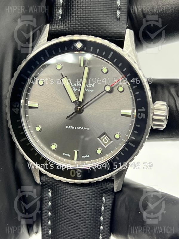 Фото 6 - Blancpain Fifty Fathoms Bathyscaphe 43mm 5000 1110 B52A