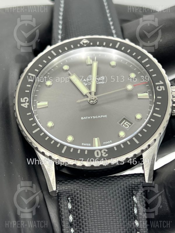 Фото 8 - Blancpain Fifty Fathoms Bathyscaphe 43mm 5000 1110 B52A