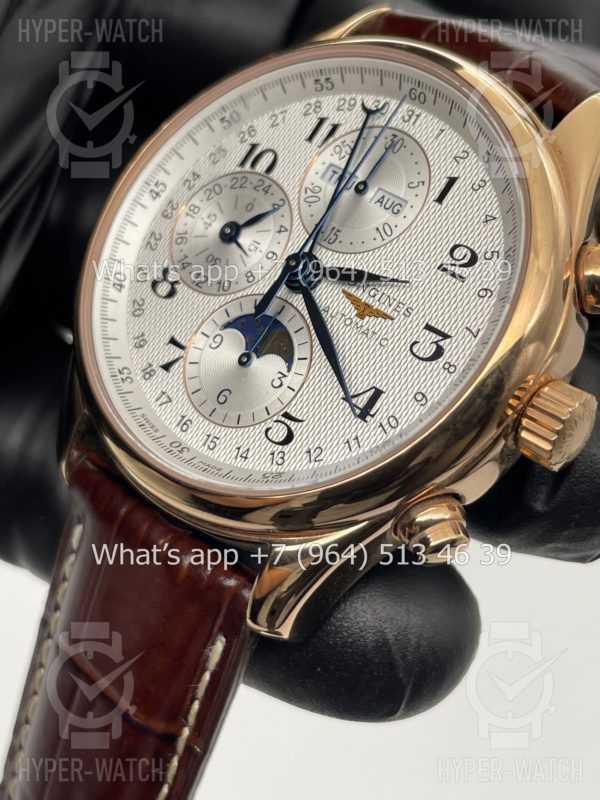 Фото 7 - Longines Master Collection 40 Chronograph Calendar L2.673.8.78.3