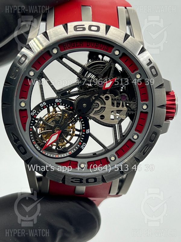 Фото 2 - Roger Dubuis Excalibur 45mm Flying Tourbillon Red