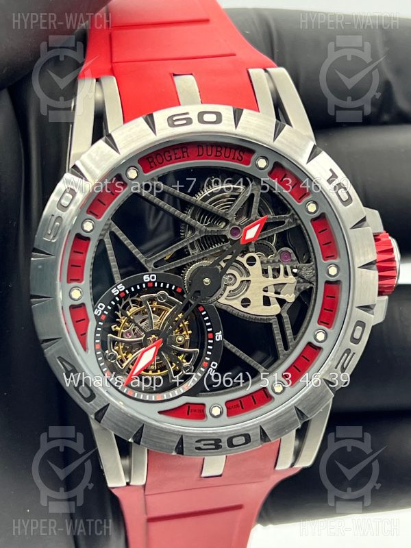 Фото 5 - Roger Dubuis Excalibur 45mm Flying Tourbillon Red