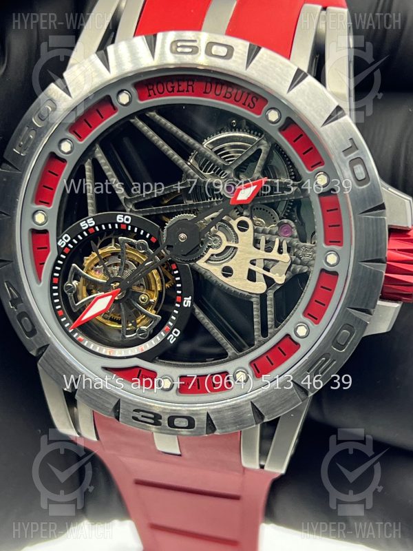 Фото 6 - Roger Dubuis Excalibur 45mm Flying Tourbillon Red