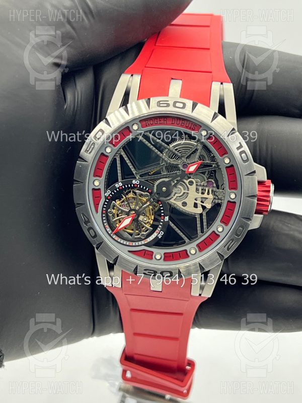 Фото 7 - Roger Dubuis Excalibur 45mm Flying Tourbillon Red