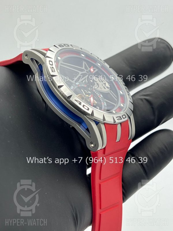 Фото 9 - Roger Dubuis Excalibur 45mm Flying Tourbillon Red