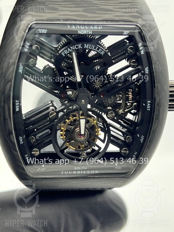 Фото 3 - Franck Muller Vanguard V 45 Skeleton Tourbillon Black