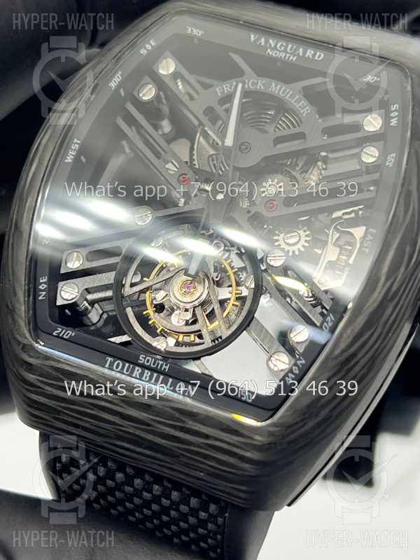 Фото 4 - Franck Muller Vanguard V 45 Skeleton Tourbillon Black