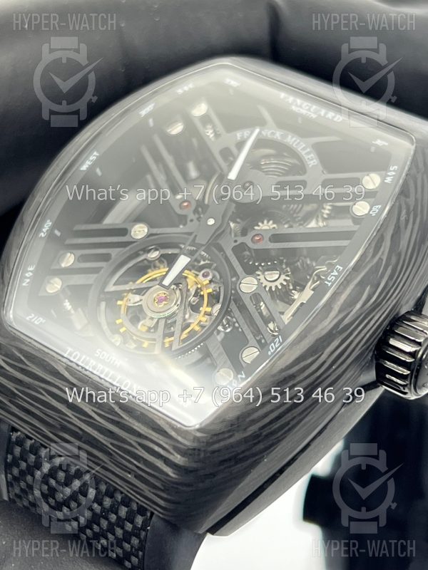 Фото 5 - Franck Muller Vanguard V 45 Skeleton Tourbillon Black