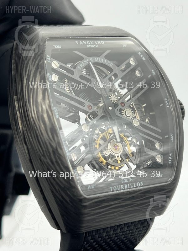 Фото 6 - Franck Muller Vanguard V 45 Skeleton Tourbillon Black