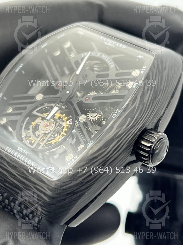 Фото 8 - Franck Muller Vanguard V 45 Skeleton Tourbillon Black