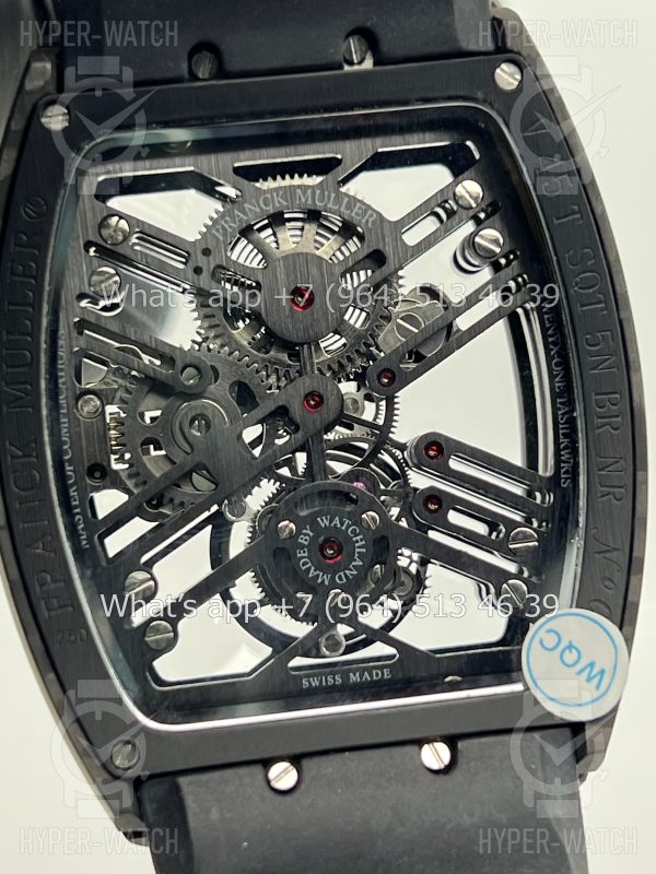 Фото 15 - Franck Muller Vanguard V 45 Skeleton Tourbillon Black