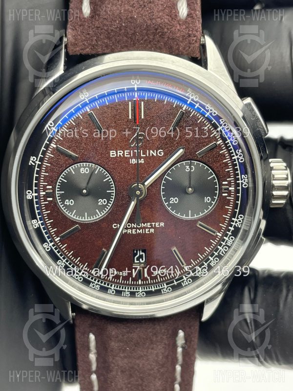 Фото 2 - Breitling Premier B01 42mm Bentley Red