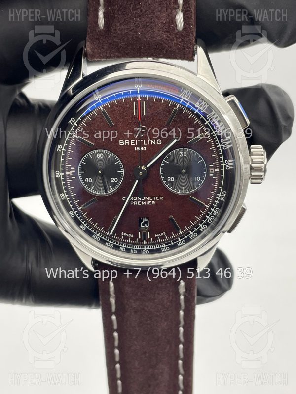 Фото 9 - Breitling Premier B01 Chronograph 42 Bentley Red