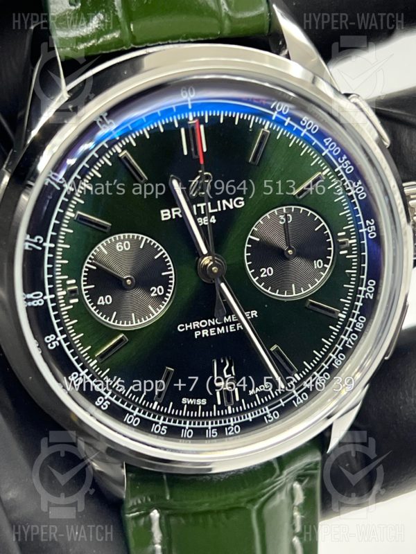 Фото 3 - Breitling Premier B01 42mm Bentley Green