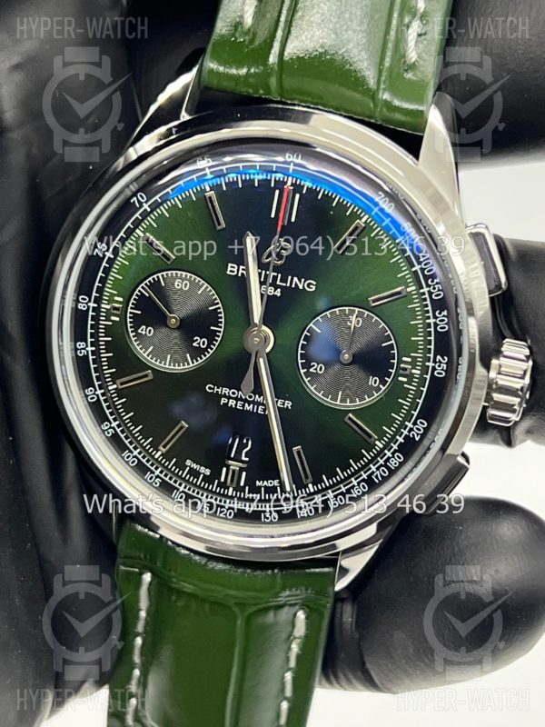 Фото 4 - Breitling Premier B01 42mm Bentley Green