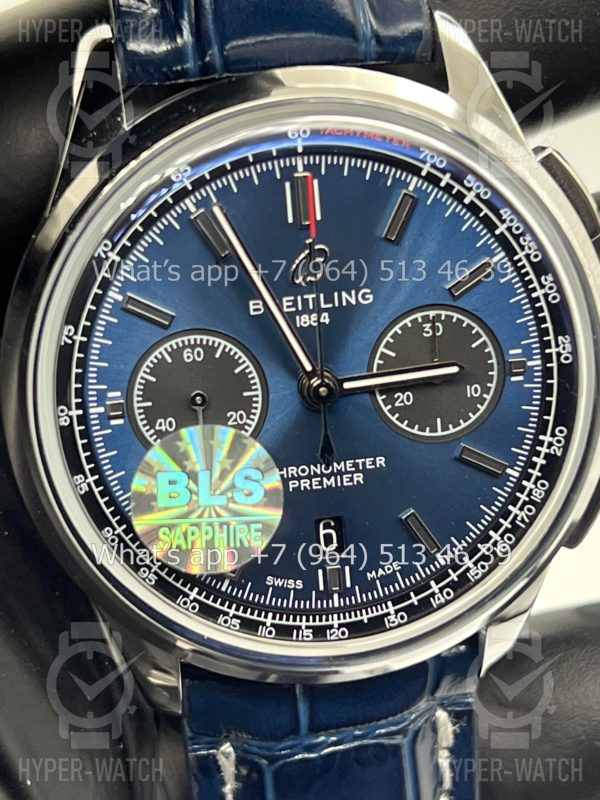 Фото 5 - Breitling Premier B01 42mm Bentley Blue