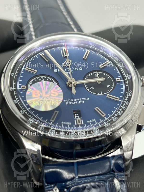 Фото 6 - Breitling Premier B01 42mm Bentley Blue