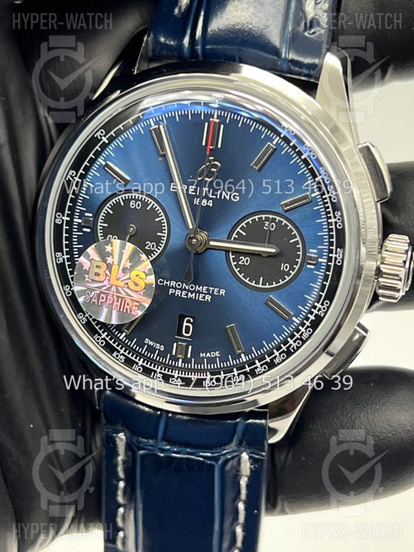 Фото 7 - Breitling Premier B01 42mm Bentley Blue