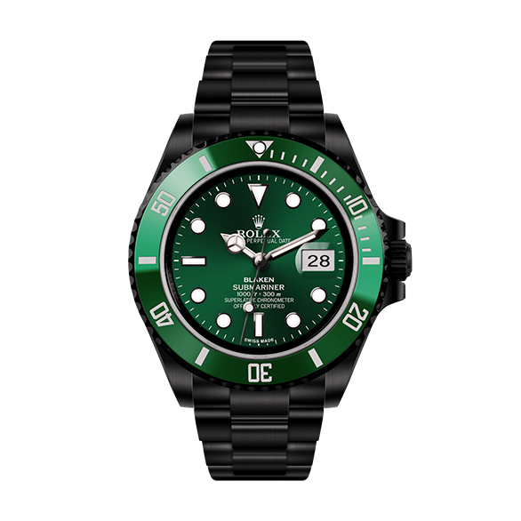 Фото 1 - Rolex Submariner 40mm 116610 Blaken Green