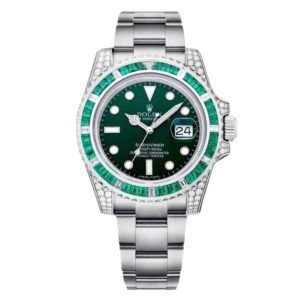 Фото 32 - Rolex Submariner 40mm 116619 Diamond Green