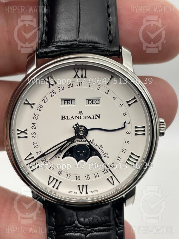 Фото 2 - Blancpain Villeret Quantieme Complet 40mm 6654-1127-55B