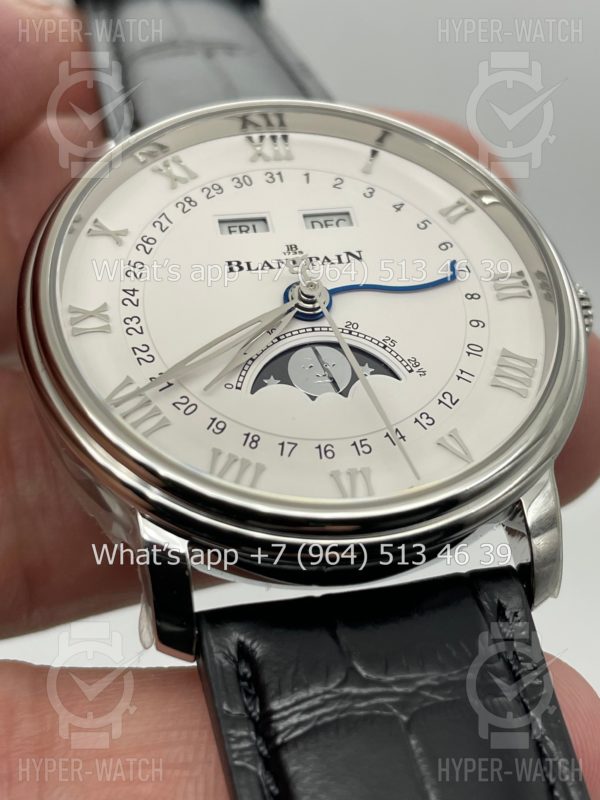 Фото 4 - Blancpain Villeret Quantieme Complet 40mm 6654-1127-55B