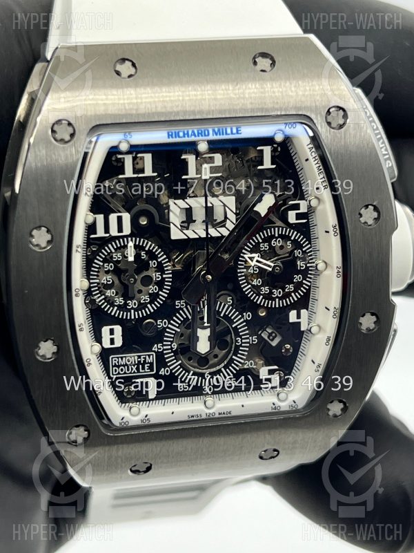 Фото 2 - Richard Mille RM 011 Felipe Massa Flyback Chronograph White