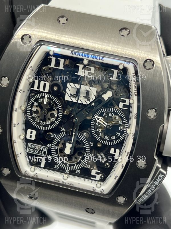 Фото 3 - Richard Mille RM 011 Felipe Massa Flyback Chronograph White