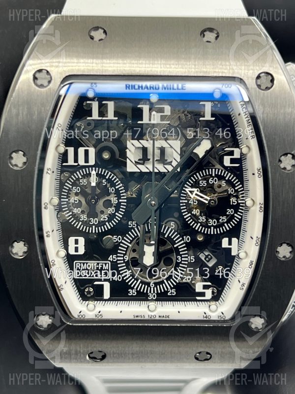 Фото 9 - Richard Mille RM 011 Felipe Massa Flyback Chronograph White