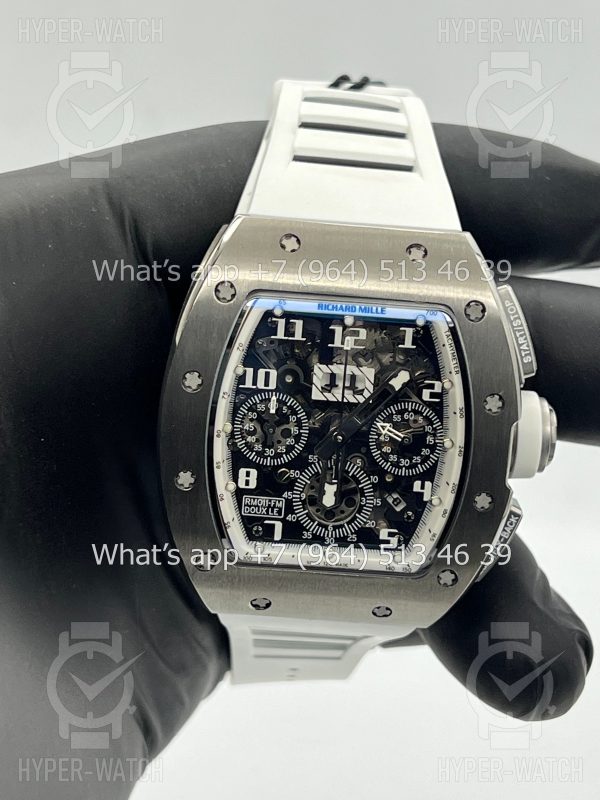 Фото 10 - Richard Mille RM 011 Felipe Massa Flyback Chronograph White