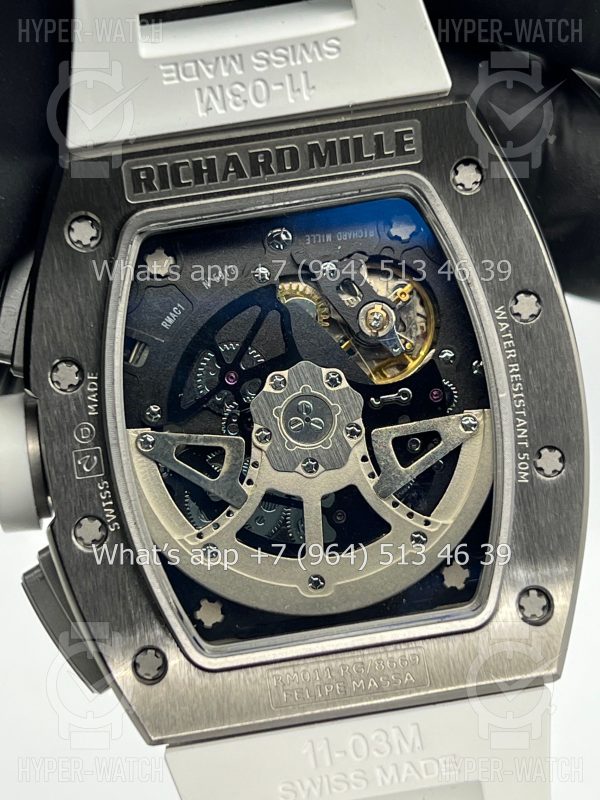 Фото 16 - Richard Mille RM 011 Felipe Massa Flyback Chronograph White