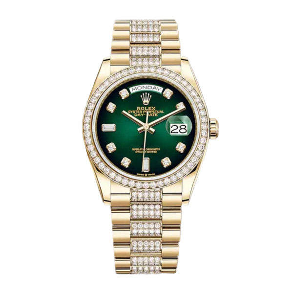 Фото 1 - Rolex Day-Date 36mm 128348RBR-0036 Green