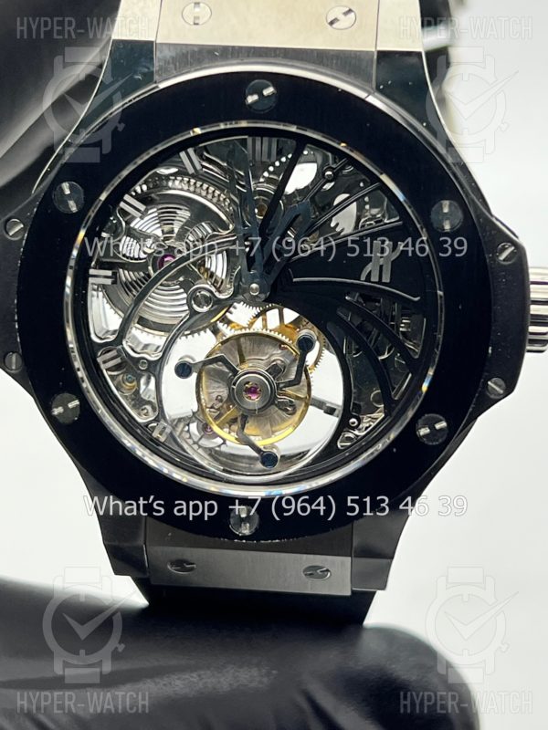 Фото 3 - Hublot Big Bang Tourbillion Skeleton Steel