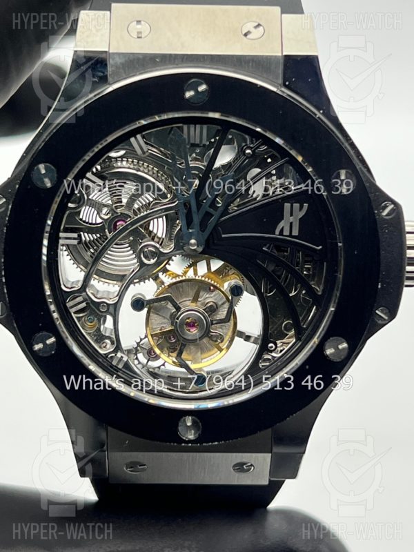 Фото 4 - Hublot Big Bang Tourbillion Skeleton Steel