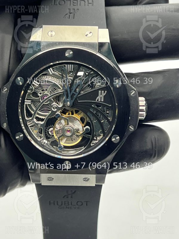 Фото 8 - Hublot Big Bang Tourbillion Skeleton Steel