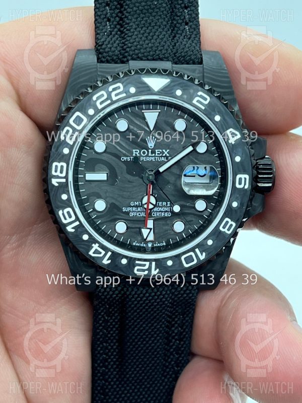 Фото 2 - Rolex GMT Master II 40mm Carbon DIW All Black Edition