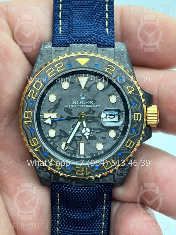 Фото 2 - Rolex GMT Master II 40mm Carbon DIW Golden Sail