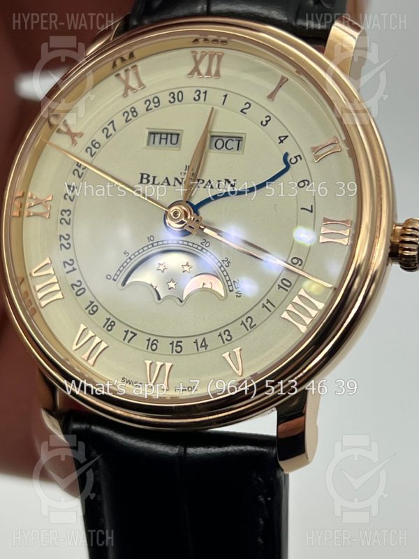 Фото 7 - Blancpain Villeret Quantieme Complet 6654-3642-55B